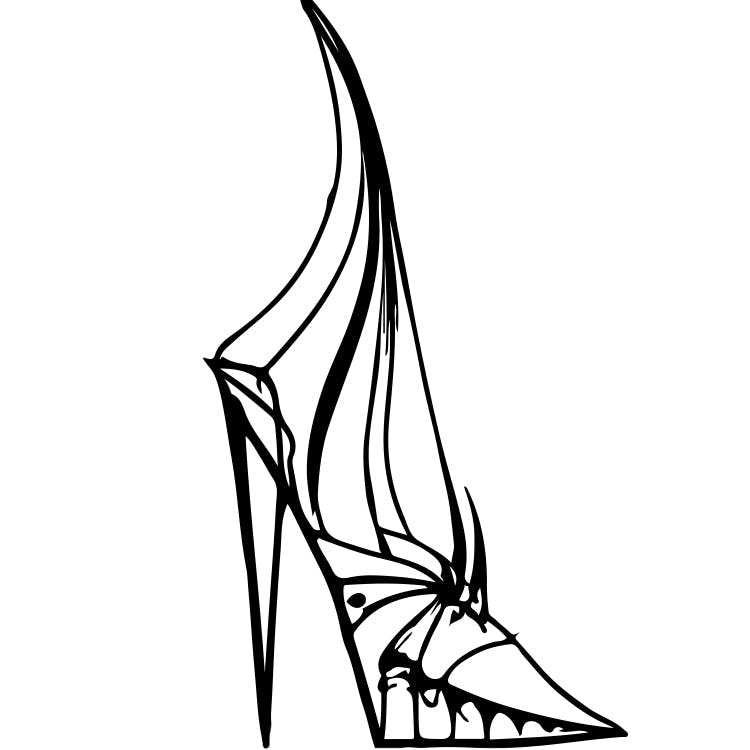 Tattoo idea men - a single heel 1