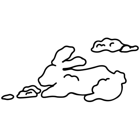 Tattoos ideas for guys - bunny clouds 1