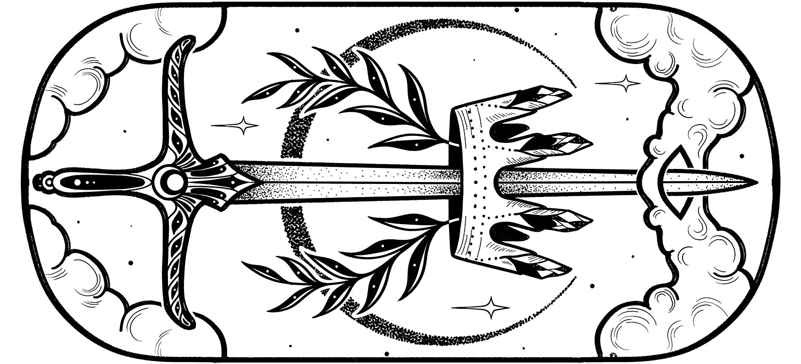 Tattoo design ideas - ace of swords 5