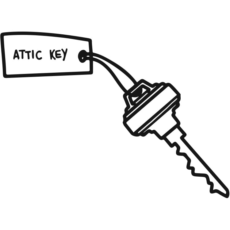 Ideas Tattoo - Attic Key 3