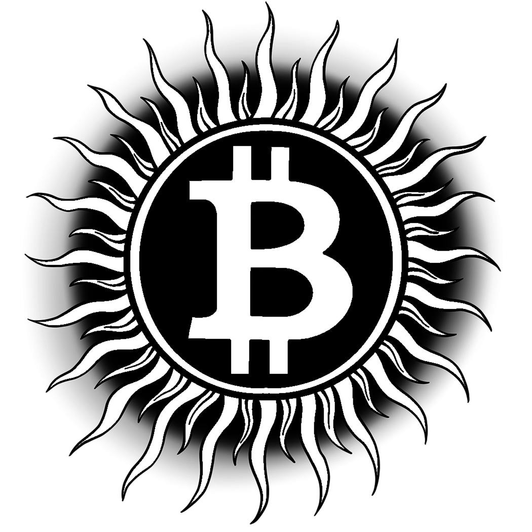 Tattoo Ideas With Meaning - Blazin' Bitcoin Beams 15