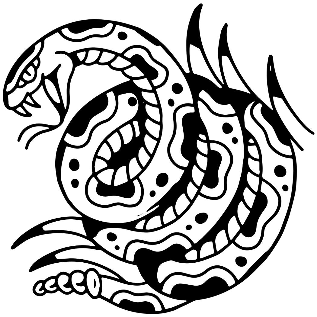 Tattoo Designs For Women - Deadly Rattler 15