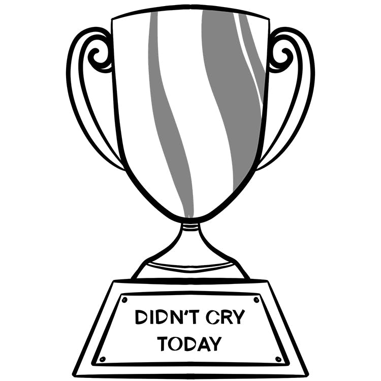 Easy Tattoo Ideas - Didn't Cry Today Trophy 15