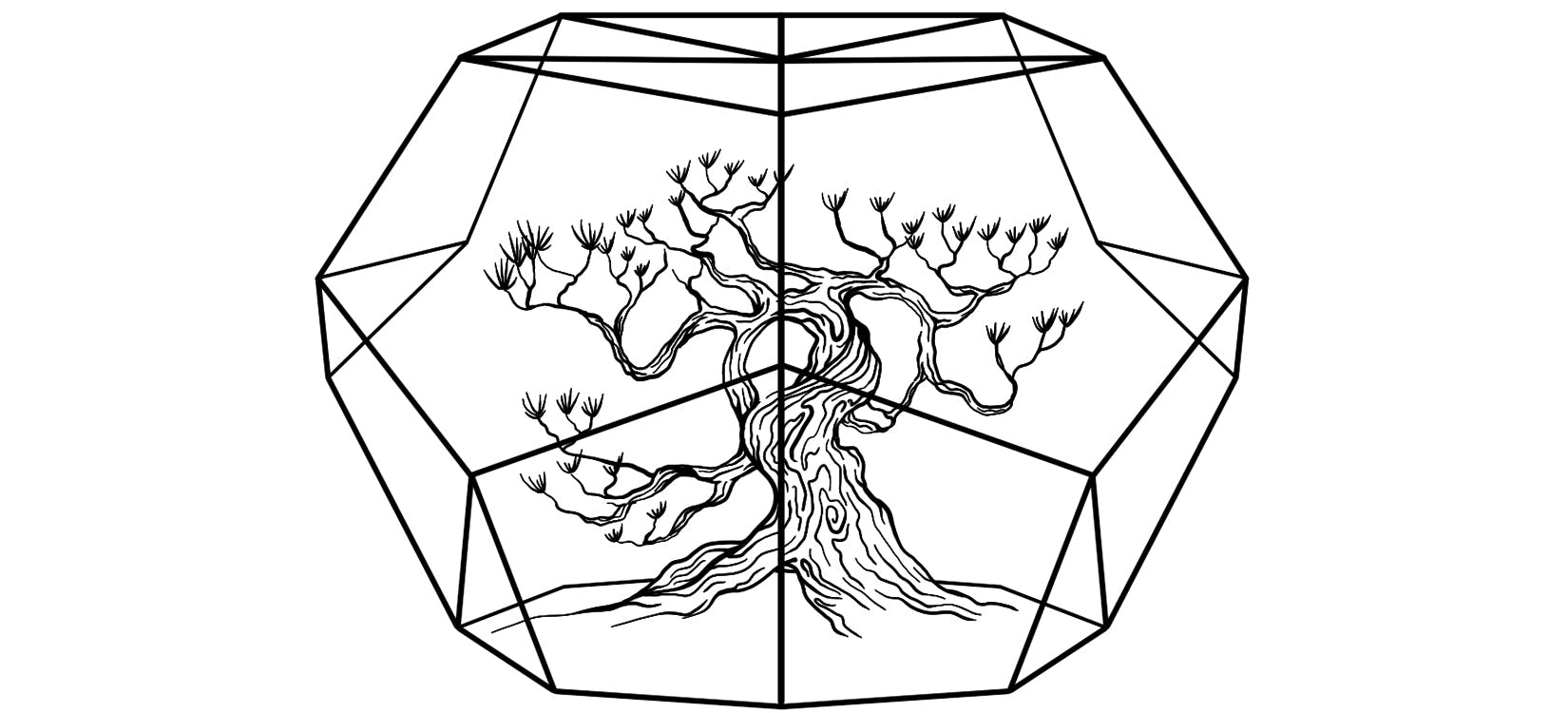 Tattoo Designs For Men - Bonsai Terrarium 9