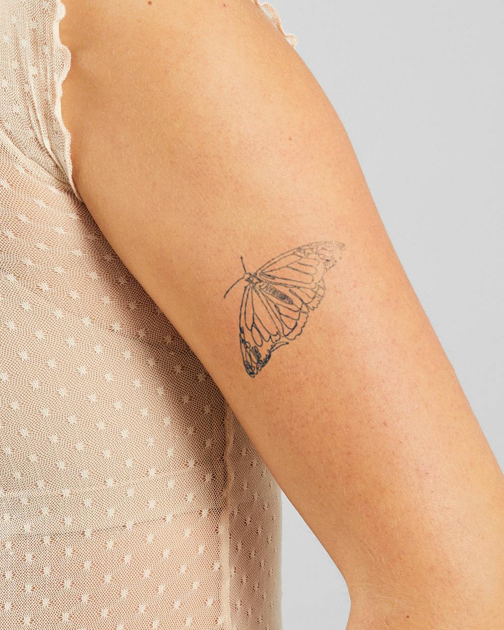 Arm Tattoo Ideas - Butterfly Kisses 19