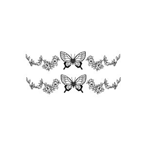 Butterfly Flower DC-SHY-BB187