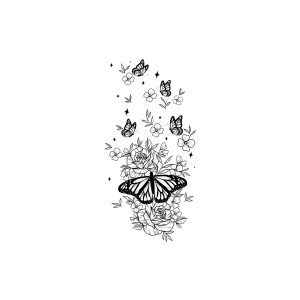 Butterfly Flower DC-SHY-JB087