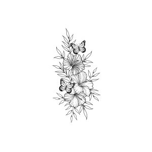 Butterfly Flower DC-SHY-JB094