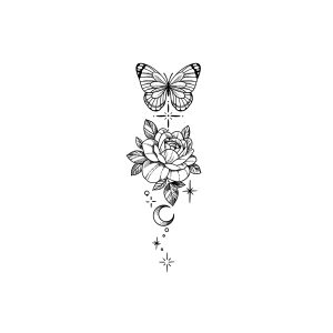 Butterfly Flower DC-SHY-JB095