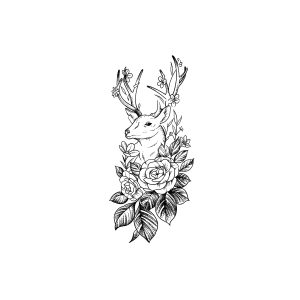 Deer Head Flower DC-SHY-JB117