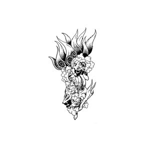 Nine-Tailed Fox Flower DC-SHY-JB133