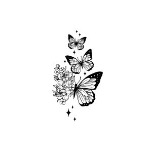 Butterfly Flower DC-SHY-JB145