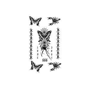 Scorpion Spider Butterfly 666