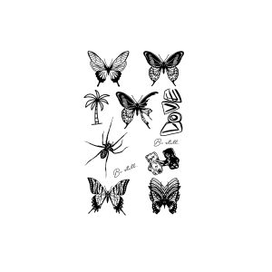 Coconut Tree Love Butterfly Spider