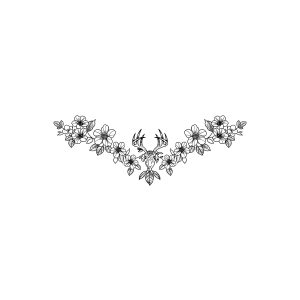 Deer Head Flower DC-SHY-JB185