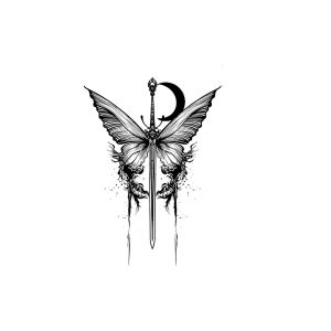 Butterfly Sword Moon