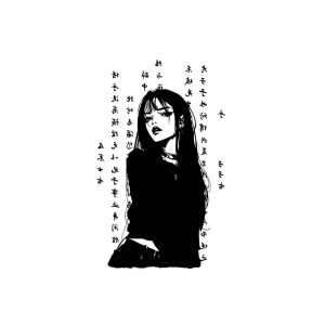 Black Girl Looking Down