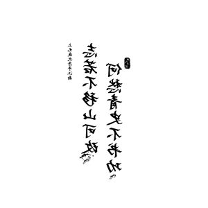 Chinese Sentence "Qing Shi"