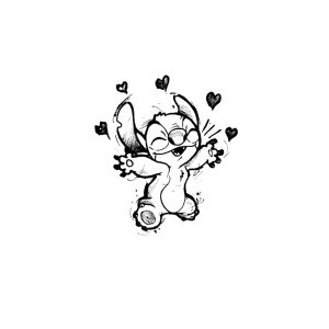 Playing Bunny Love Heart