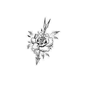 Arrow Through Flowers