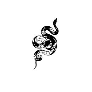 Japanese Cherry Blossom Pattern Snake