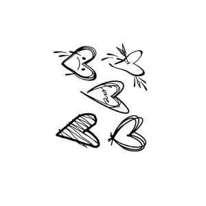 5 Different Shapes Of Hearts