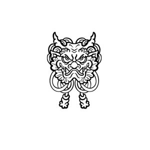 Chinese Style Lion Head Door Lock