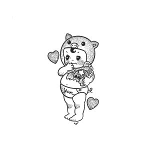 Little Boy Holding A Scorpion