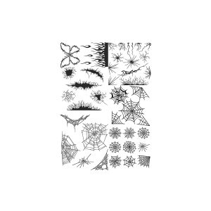 Butterfly Spider Web Flame Thorns