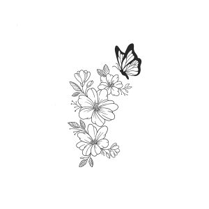 Flower Butterfly HC-BB-525