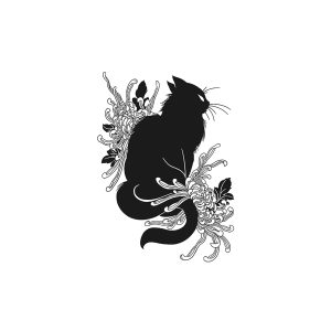 Little Black Cat Daisy