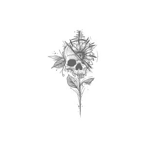 Flower Skull