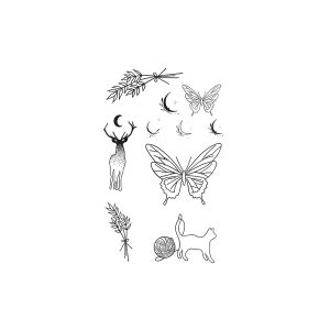 Leaf Butterfly Deer Cat