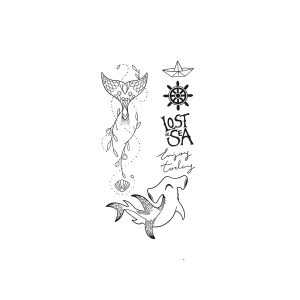 Paper Boat Rudder Shells