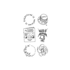 Button Flower Robot Magazine