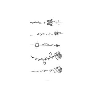 Butterfly Roses Mountains Sun