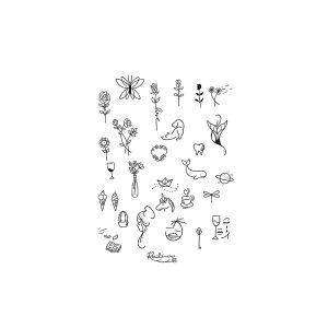 Rose Cat Flower Ice Cream Teeth