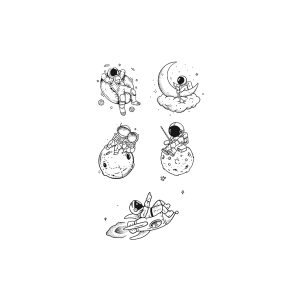 Astronaut Moon Planet