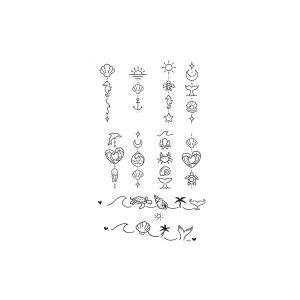 Turtle Conch Seahorse Moon