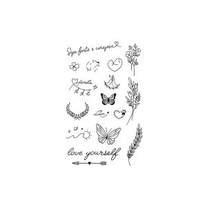 Butterfly Arrow Leaves Four-Leaf Clover