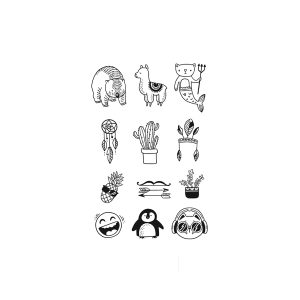 Penguin Bow Bear Pineapple