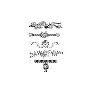 Plum Blossom Eye Goldfish Ghost Mask