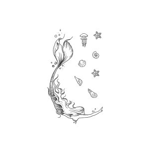 Mermaid Jellyfish Shell