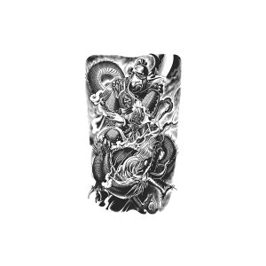 Chinese Historical Figures Guan Yu Dragon