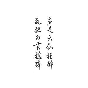 Chinese Characters Tian Xian