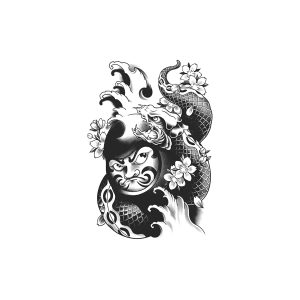 Japanese Style Design Snake