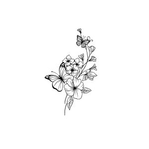 Flower Butterfly HC-HD-082