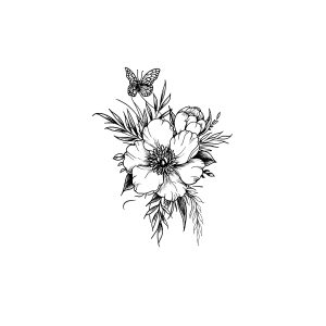 Butterfly Flower HC-HD-087