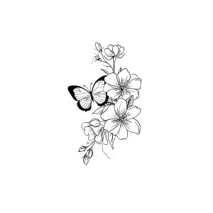 Butterfly Flower HC-HD-095