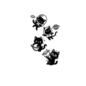 Little Black Cat Star